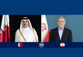 گفت‌وگوی تلفنی سران ایران و قطر پس از تجاوز اسرائیل 