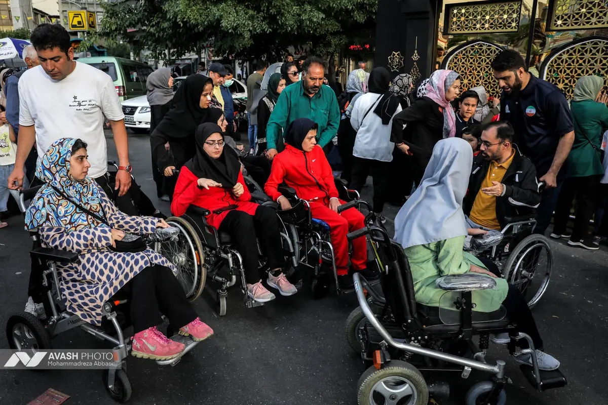 اجتماع ۵ کیلومتری امام رضایی‌ها در تهران
