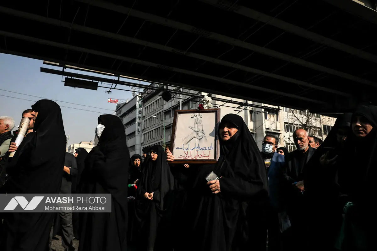 مراسم تشییع پیکرهای ۱۰۰ شهید گمنام - تهران