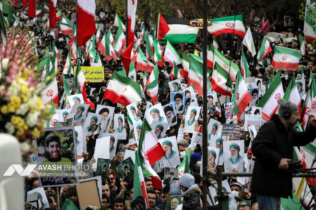 مراسم تشییع پیکر شهدای جنایات اخیر صهیونی - آمریکایی _۱