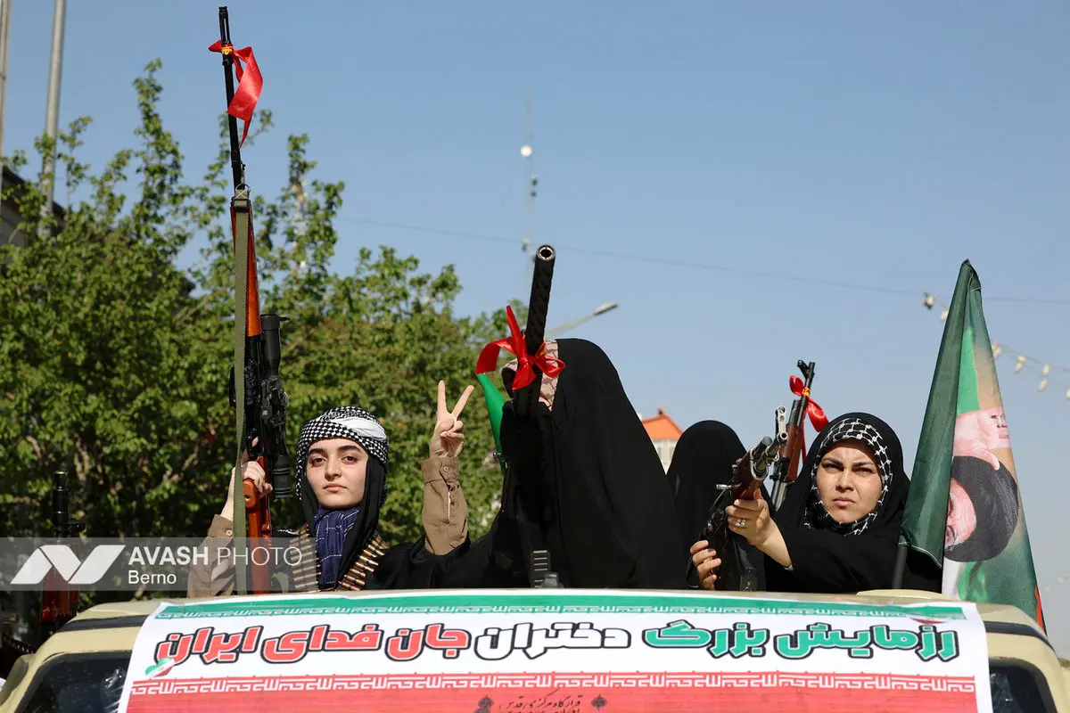 رزمایش بزرگ «دختران جان‌فدای ایران»