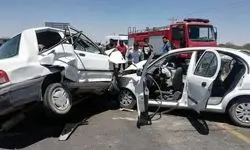 نقص فنی پژو ۲۰۶ راننده را به کام مرگ کشاند