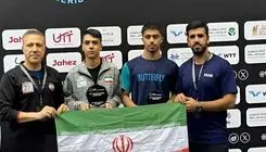 قهرمانی نماینده ایران در رقابت‌های تنیس روی میز عربستان