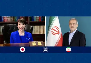 وعده پزشکیان به نخست وزیر ژاپن: تلاش می‌کنیم مسیر عبور کشتی‌های ژاپنی بدون مشکل انجام شود