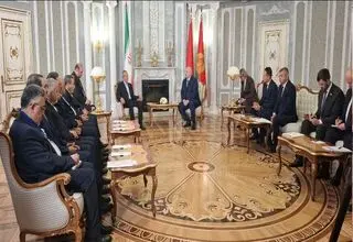 دیدار رسمی روسای جمهور ایران و بلاروس آغاز شد 