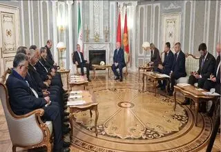 دیدار رسمی روسای جمهور ایران و بلاروس آغاز شد 