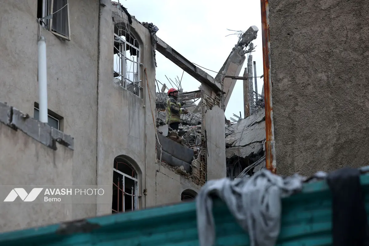 خسارات ناشی از تجاوز هوایی آمریکا و رژیم صهیونیستی تهران ـ۷ فروردین ۱۴۰۵