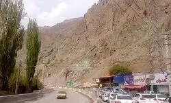 ترافیک سنگین در برخی آزادراه‌ها