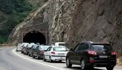 ترافیک سنگین در جاده کندوان و هراز