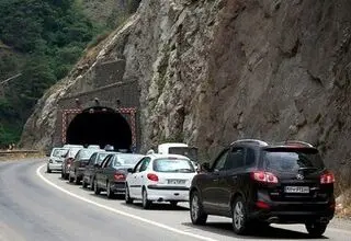 ترافیک سنگین در جاده کندوان و هراز