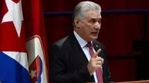 رئیس‌جمهور کوبا: فشار حداکثری آمریکا برابر با نسل‌کشی است