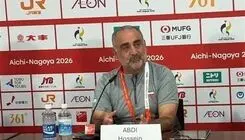 عبدی: این شکست برای من غیرقابل قبول است/ عذرخواهی می‌کنم