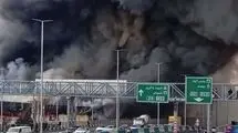 فوری؛ آتش سوزی جنت آباد تحت کنترل است