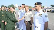 پهلو گرفتن ناوگروه نیروی دریایی سپاه پاسداران در بندر شارجه امارات