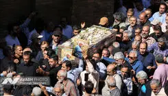 پیکر مرحوم «محمد کاسبی» راهی خانه ابدی شد