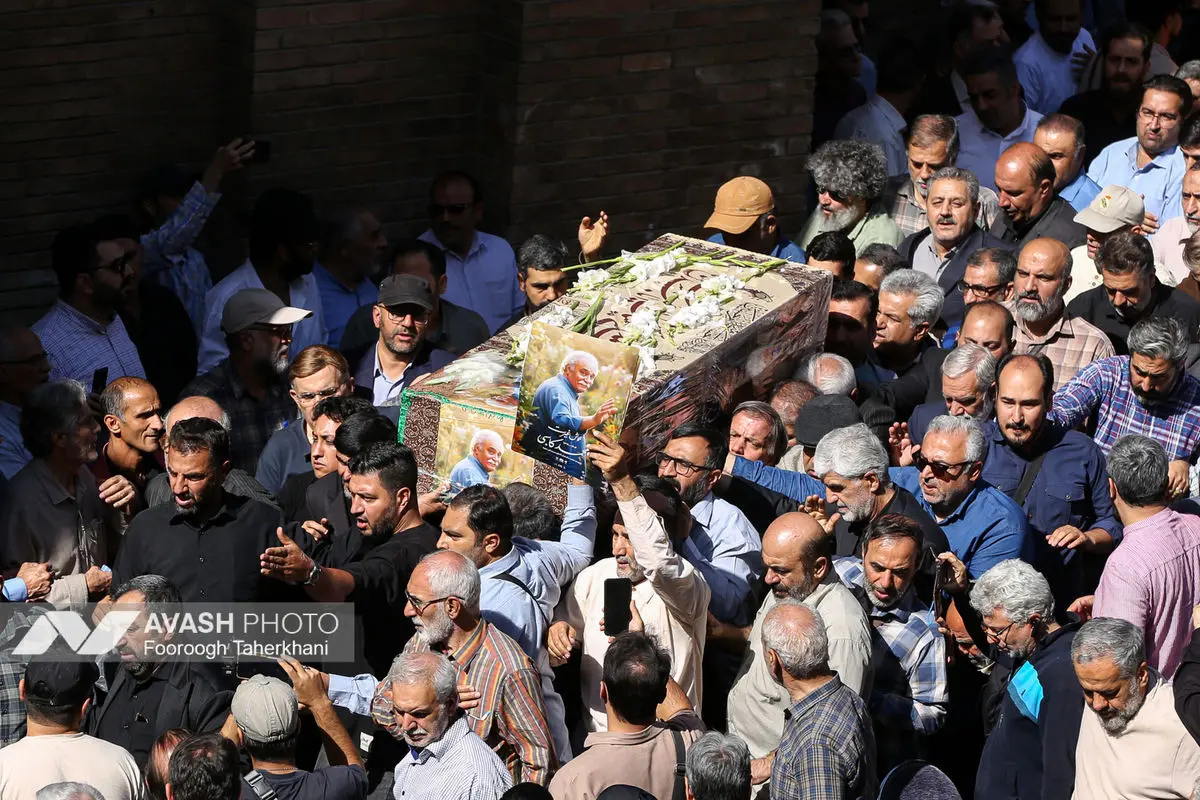 تشییع پیکر محمد کاسبی