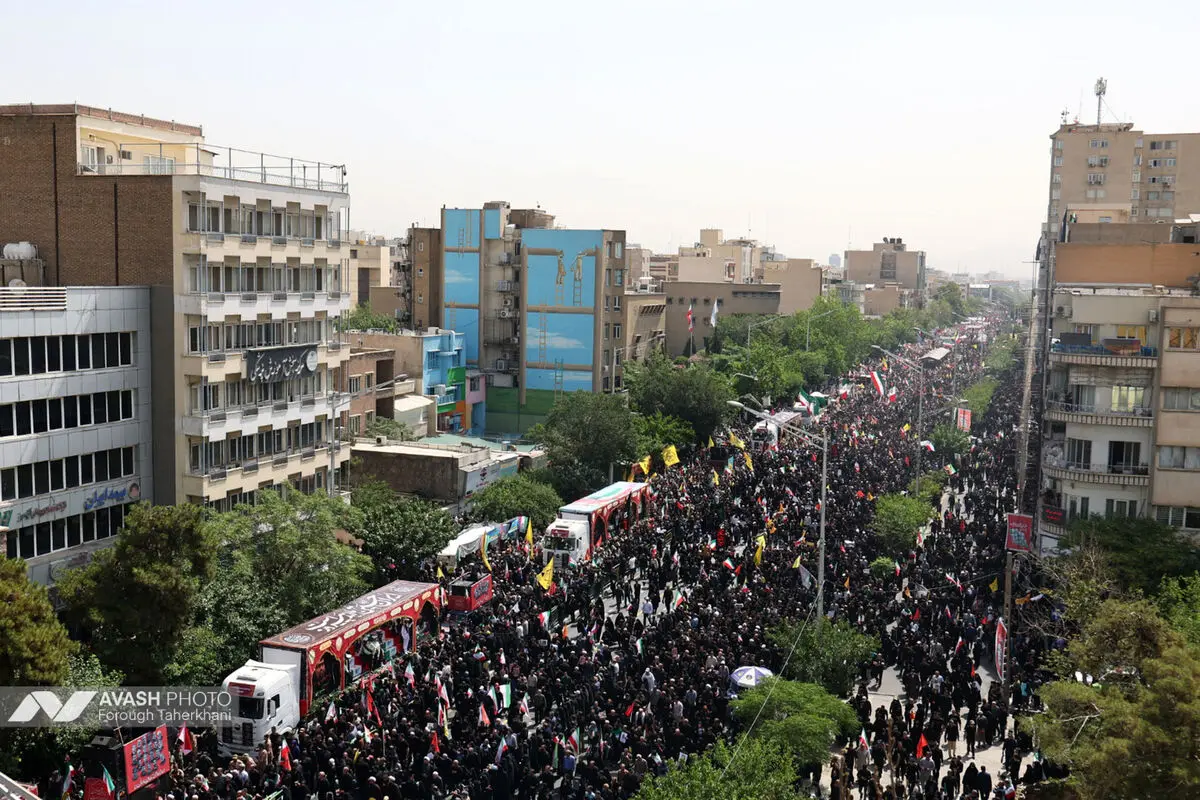 مراسم تشييع پيکر مطهر تعدادي از سرداران و فرماندهان، دانشمندان هسته‌اي