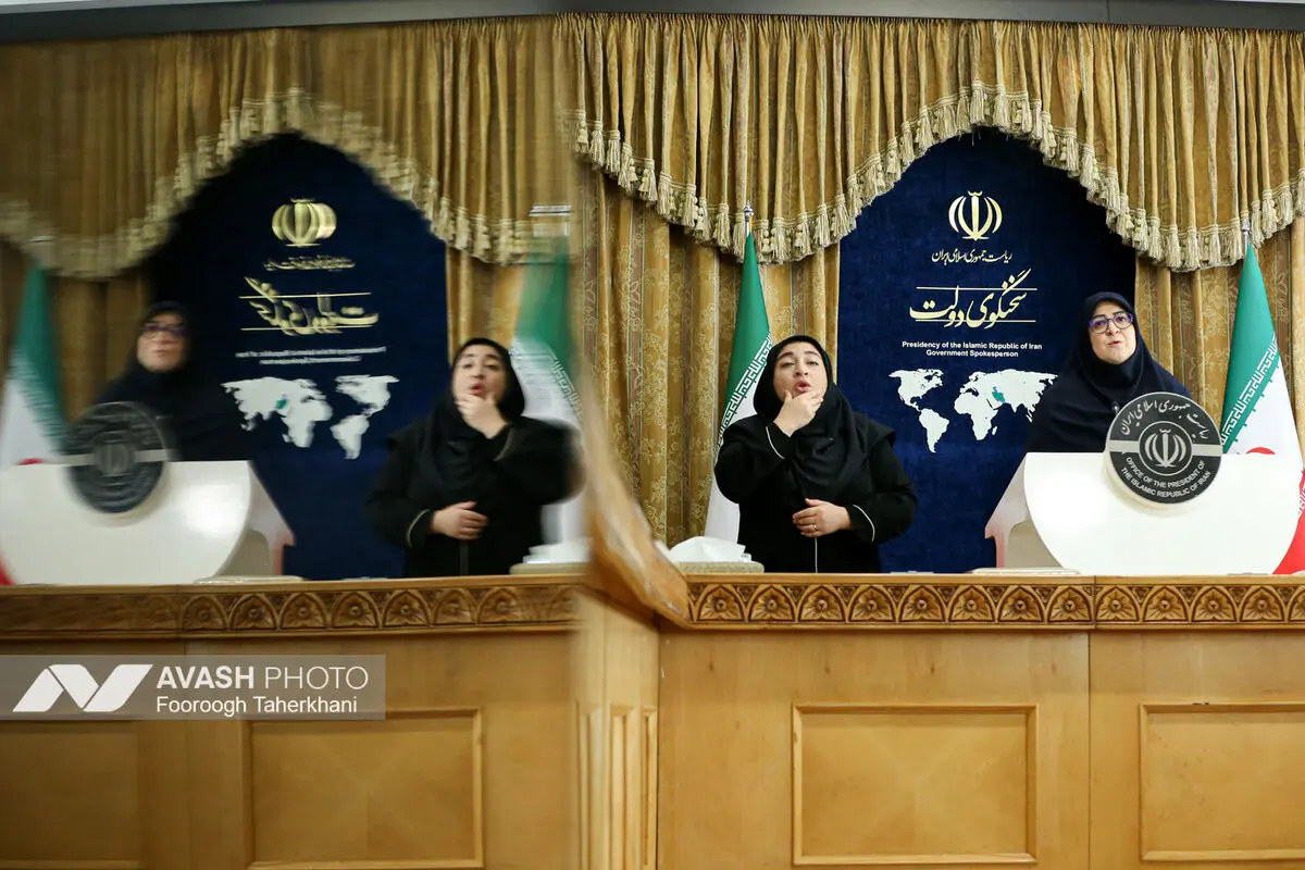 نشست سخنگوی دولت