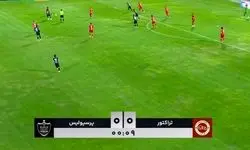 خلاصه بازی تراکتور 1 - پرسپولیس 1