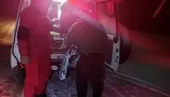 نجات مادر باردار گرفتار در برف و کولاک «ایرج»