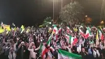 مردم تهران در میدان فلسطین تجمع کردند 