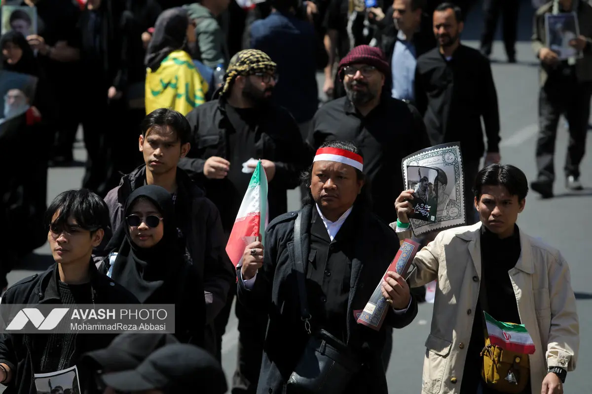 مراسم اربعین رهبر شهید انقلاب در تهران
