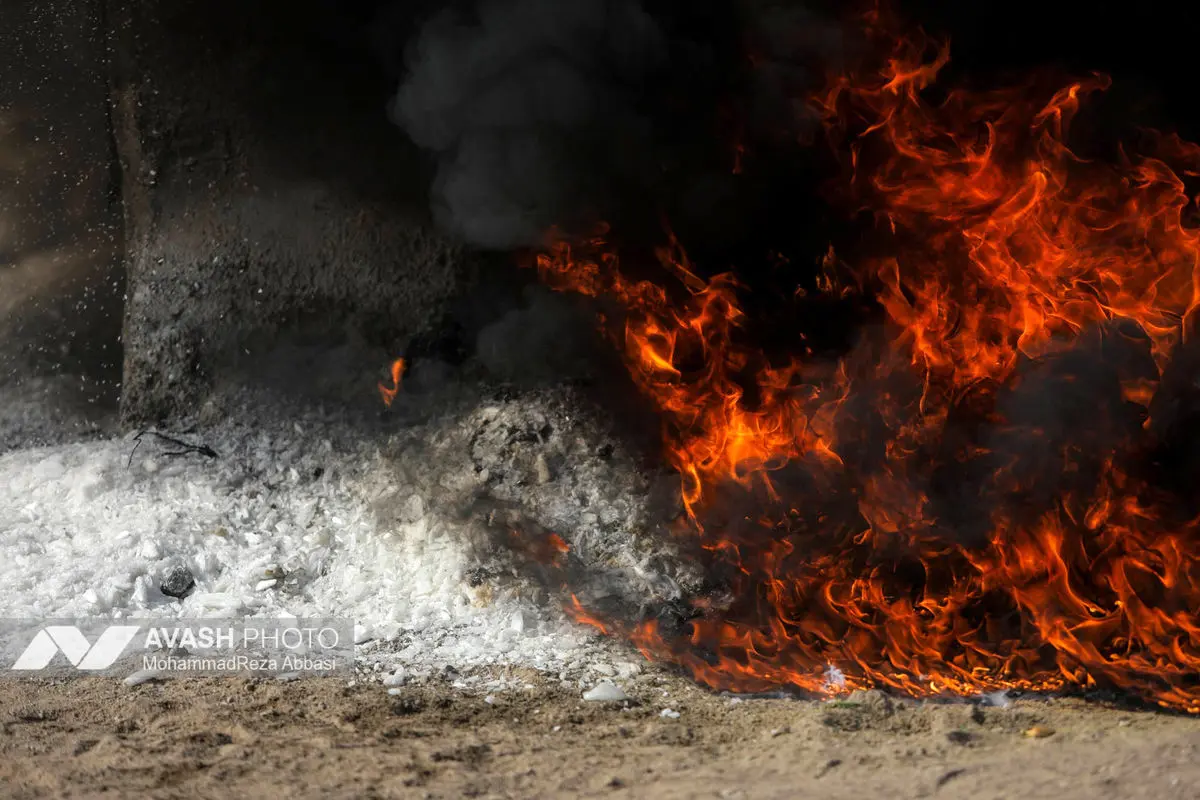 امحای ۲۰ تن مواد مخدر