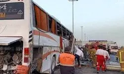 جزئیات جدید از مصدومان حادثه انحراف اتوبوس