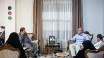 دیدار لاریجانی با خانواده شهیدان محرابی و شادمانی