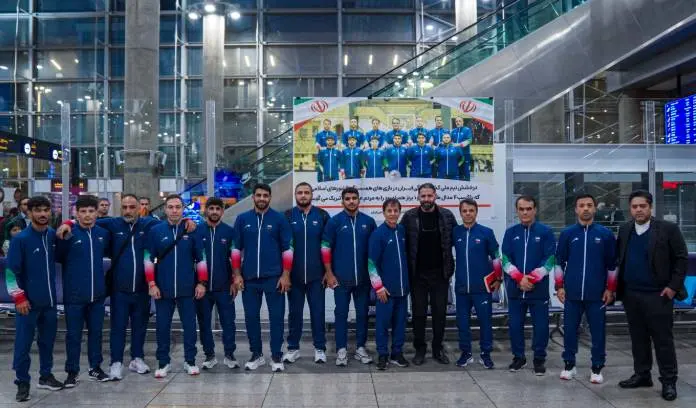 بازگشت تیم ملی کشتی فرنگی ایران به کشور