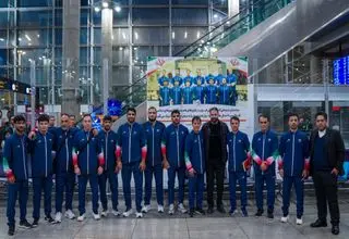 بازگشت تیم ملی کشتی فرنگی ایران به کشور