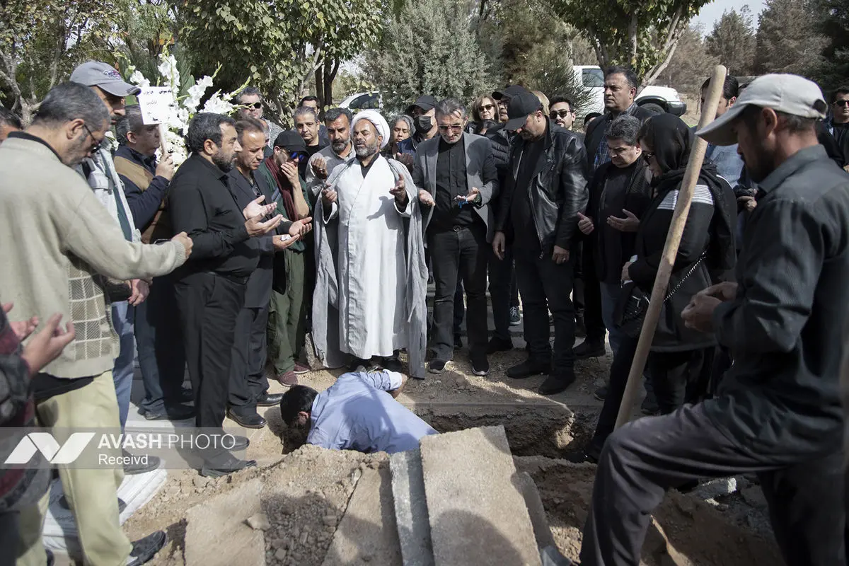 مراسم تشییع پیکر «همایون ارشادی»