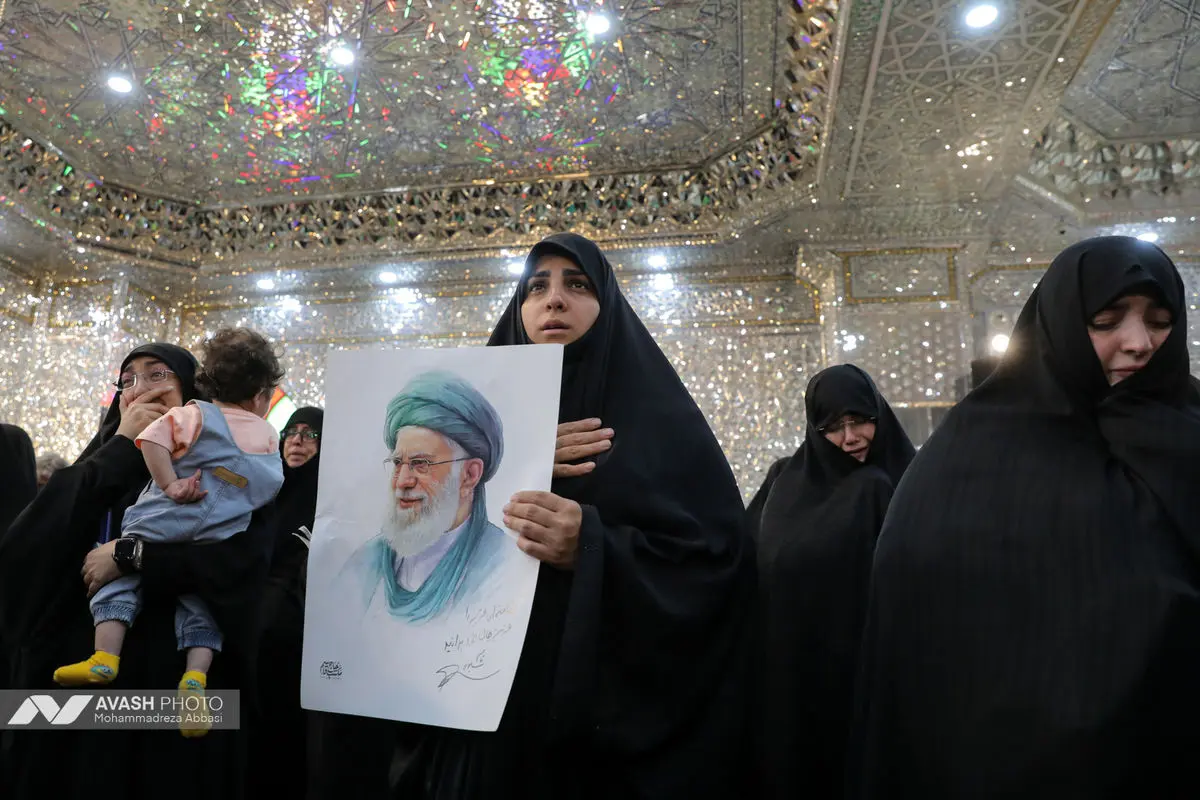 تشییع پیکر دکتر محمدمهدی طهرانچی در حرم حضرت عبدالعظیم حسنی (ع)