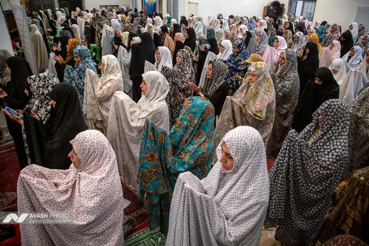 نماز عید فطر در مسجد جامع همت تجریش