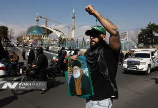 راهپیمایی مردم تهران در اعلام انزجار از جنایات آمریکا و رژیم صهیونیستی