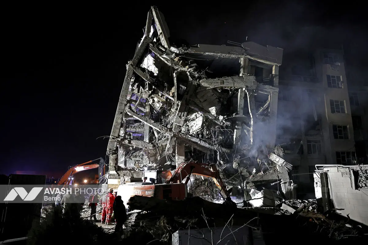 حمله موشکی آمریکایی - صهیونیستی به چند ساختمان مسکونی - تهران