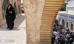 تشییع پیکر شهید حملات رژیم صهیونیستی در امام‌زاده حسن تهران