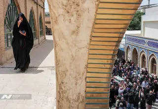 تشییع پیکر شهید حملات رژیم صهیونیستی در امام‌زاده حسن تهران