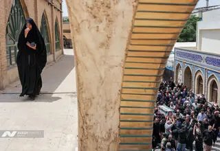 تشییع پیکر شهید حملات رژیم صهیونیستی در امام‌زاده حسن تهران