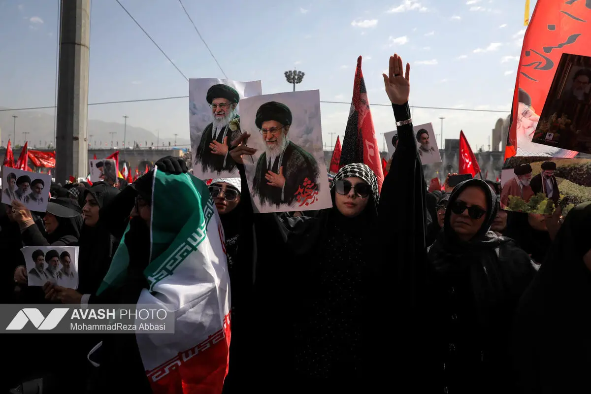 مراسم وداع با رهبر شهید انقلاب