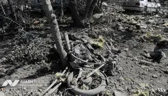 آسیب به ساختمان یک بانک‌ در حملات هوایی بامداد چهارشنبه تهران