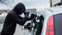 شکار لحظه سرقت فوری کامپیوتر خودرو در مشهد + فیلم