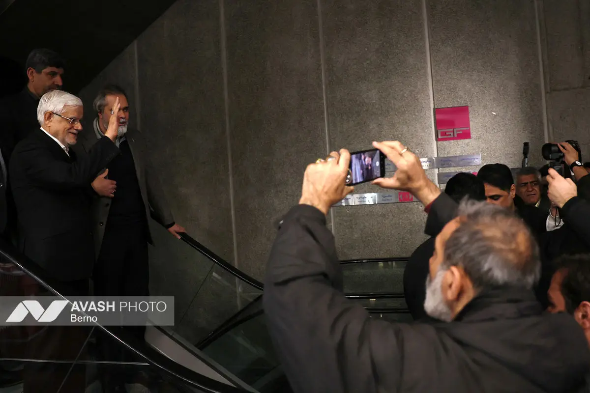 حضور محمدرضا عارف، معاون اول رئیس جمهور در پردیس سینمایی ملت