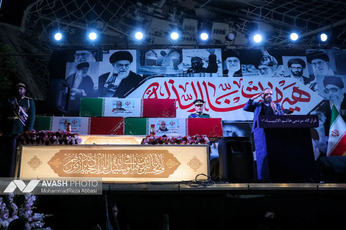 اجتماع مردمی در چهلمین شب شهادت رهبر معظم انقلاب -1