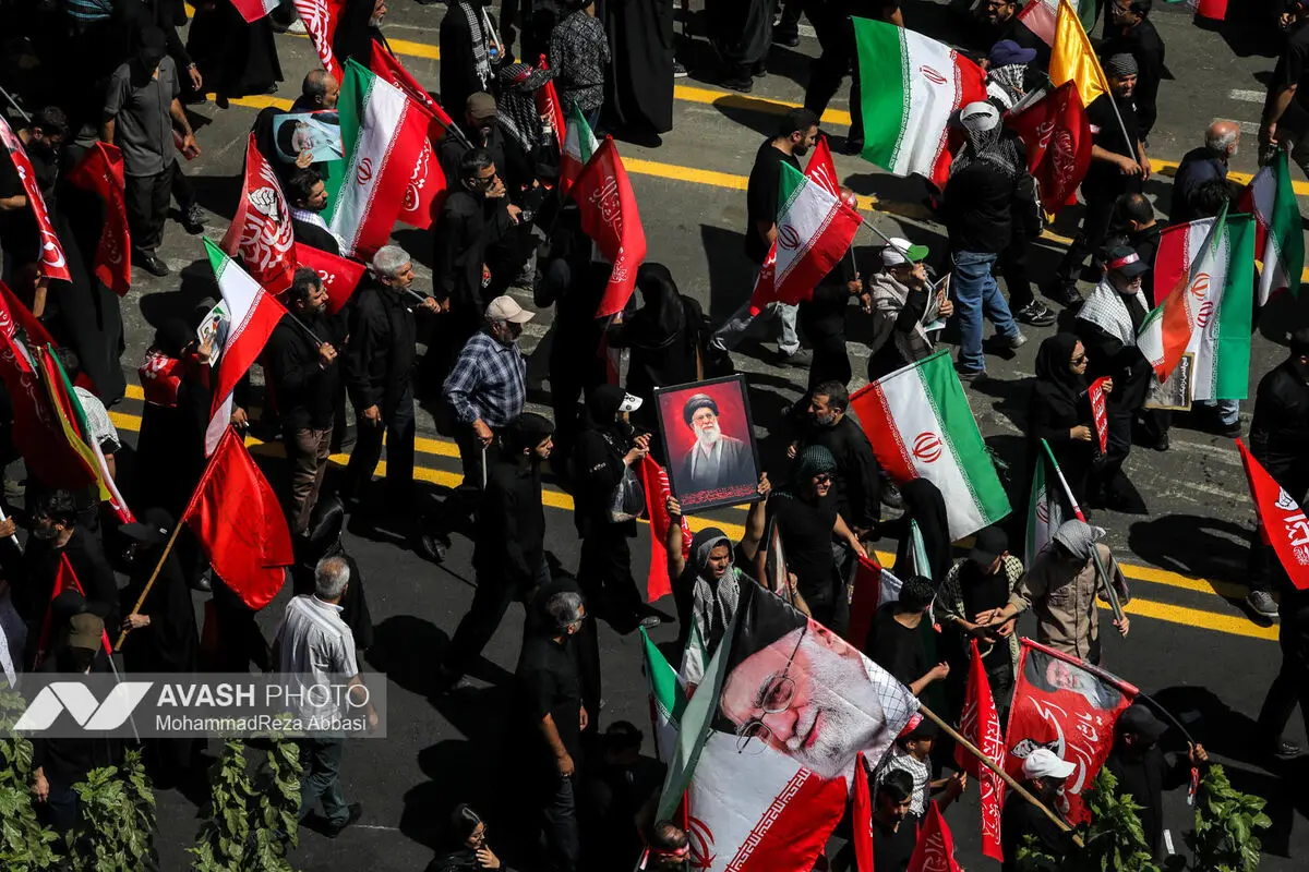 مراسم تشییع پیکر مطهر رهبر شهید انقلاب در تهران -