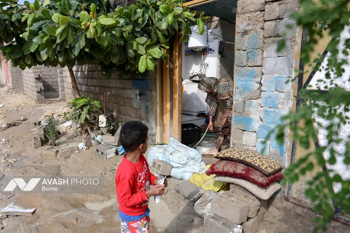 جزیره قشم پس از وقوع سیل