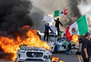 لس آنجلس، شهر بی‌دفاع/ مهاجران به جنگ ترامپ رفتند 