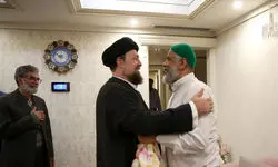 عیادت سید حسن خمینی از سید محمود علوی