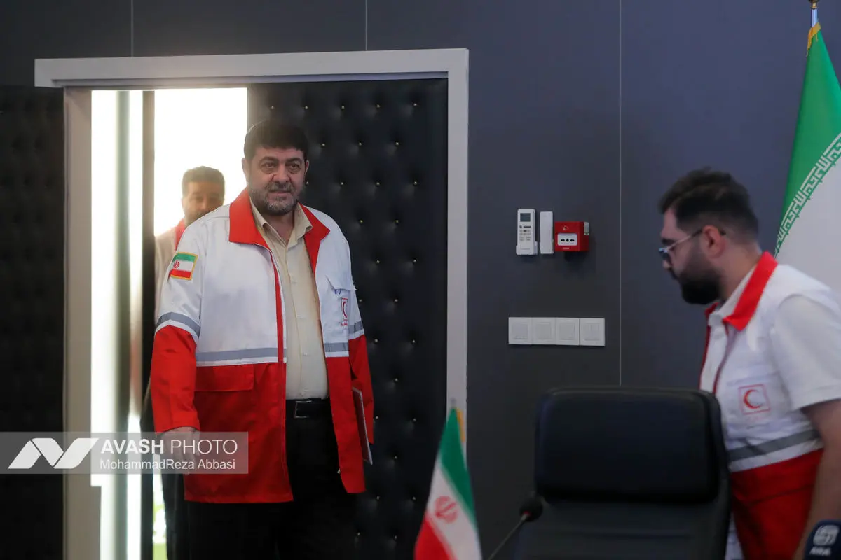 نشست خبری جمعیت هلال احمر