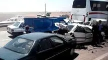جزئیات تصادف زنجیره‌ای اتوبوس، کامیون و سواری در جاده خوی/ آمار مصدومان اعلام شد
